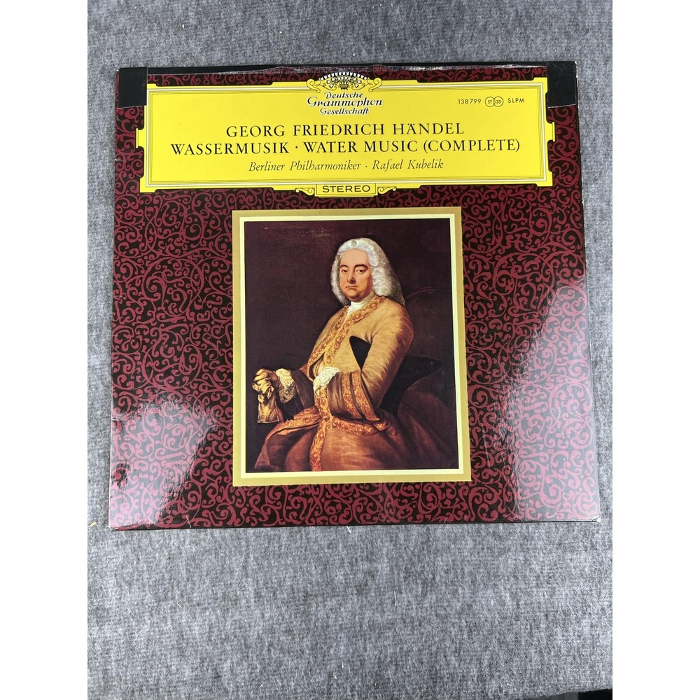 Handel Water Music Vinyl LP Berliner Philharmoniker Kubelik DG 138799 Germany